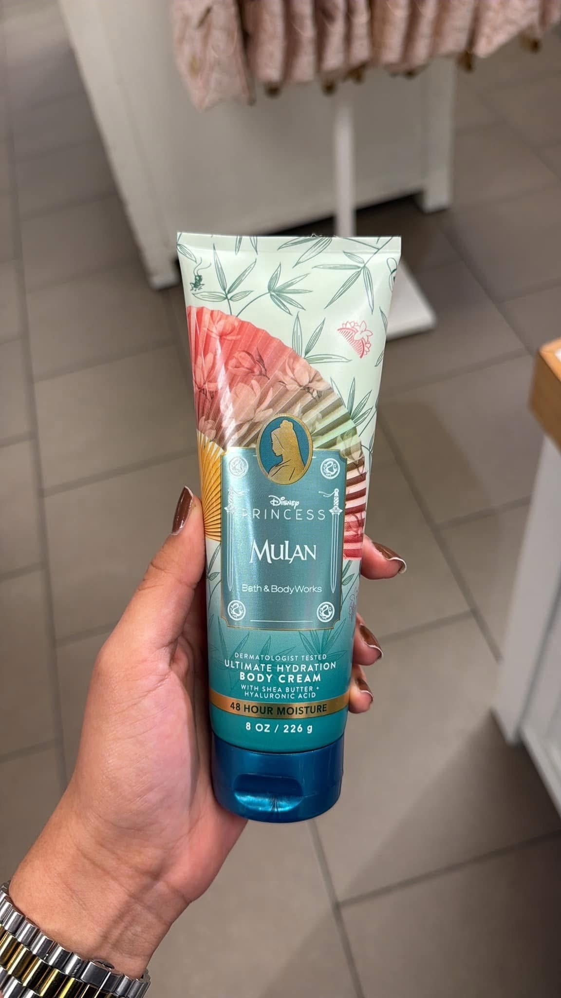 کرم بدن Princess Mulan از Bath&bodyworks ارجینال