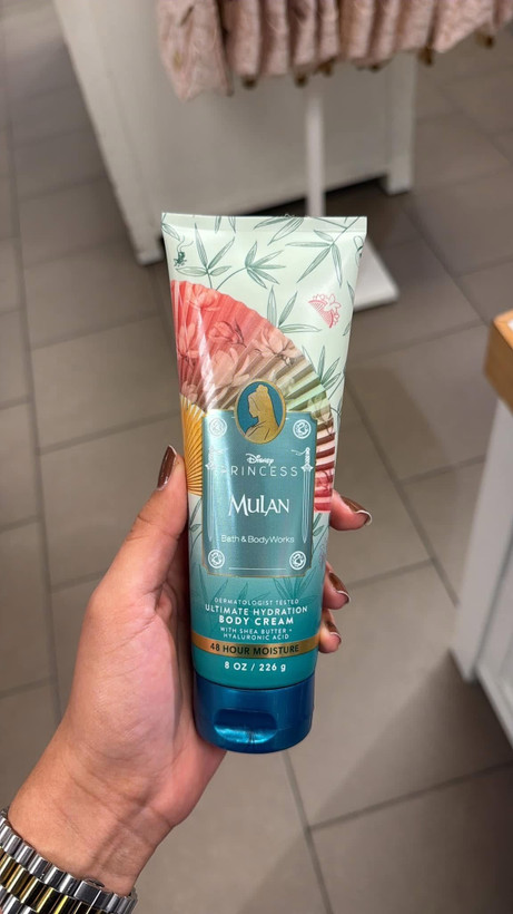 کرم بدن Princess Mulan از Bath&bodyworks ارجینال